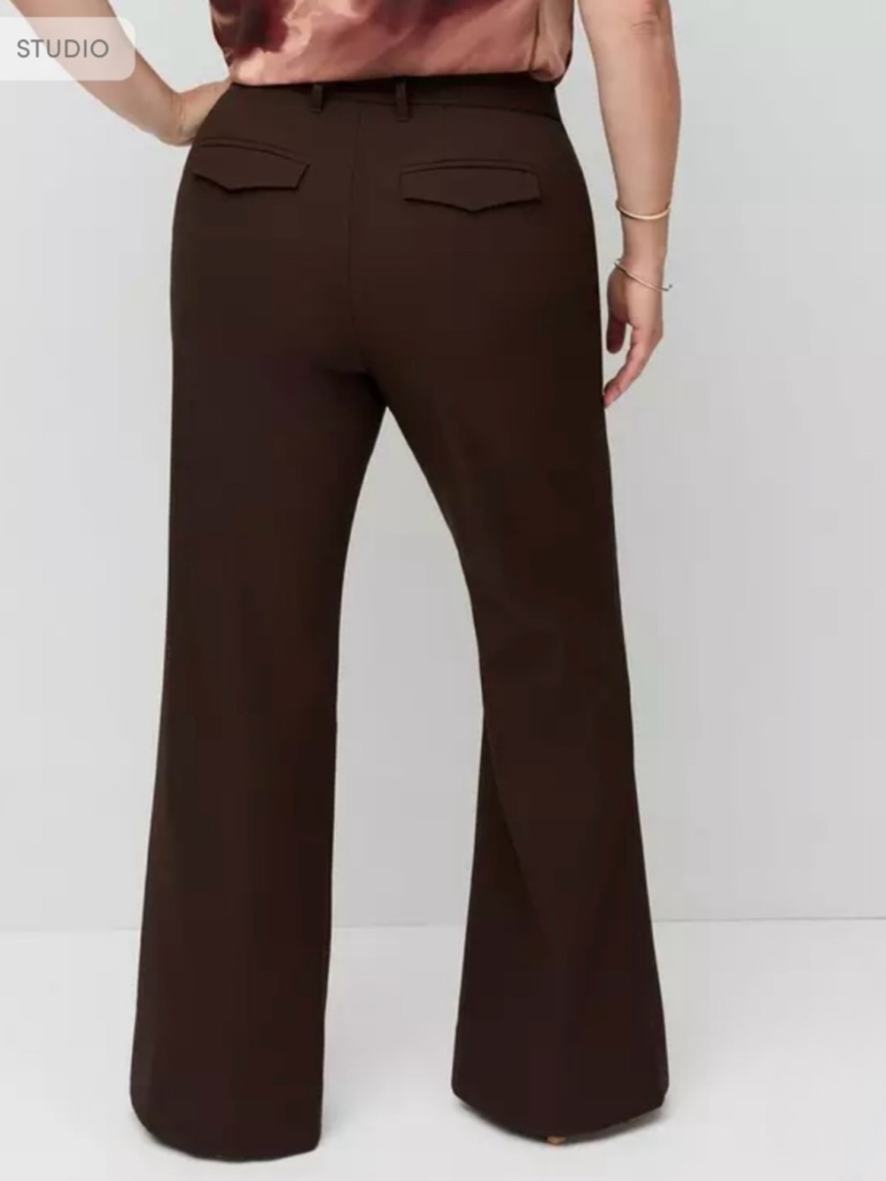 Studio High-Rise A-Line Flare Trouser, size 20 - Picture 3 of 4
